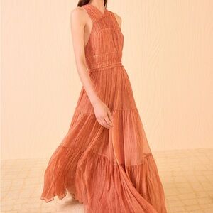 Ulla Johnson Freesia Gown in Saffron